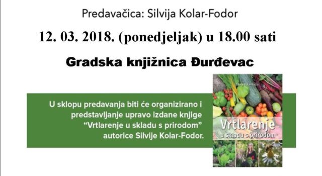 “Vrtlarenje u skladu s prirodom” i razmjena domaćeg sjemenja