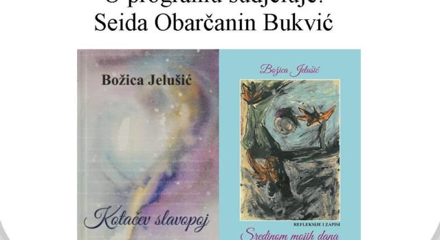 Predstavljanje dviju knjiga Božice Jelušić