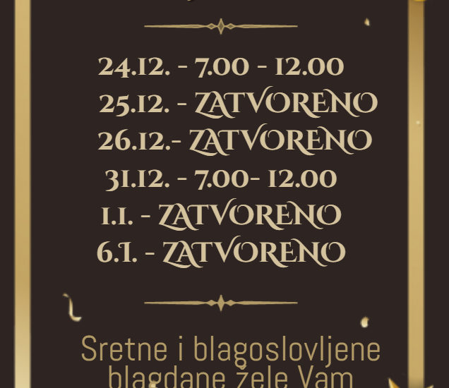 Radno vrijeme knjižnice