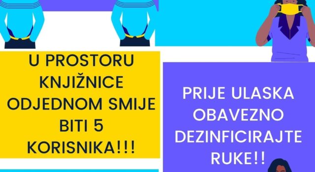 Obavijest korisnicima knjižnice