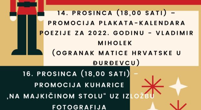 Advent u Gradskoj knjižnici Đurđevac!