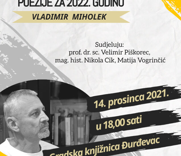 Promocija kalendara – plakata poezije za 2022. godinu