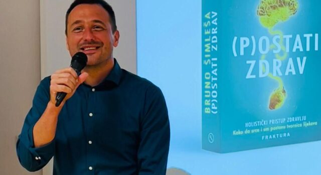 Promocija knjige P(o)stati zdrav Brune Šimleše koja će se održati 4. ožujka 2022. godine u 18,00 sati