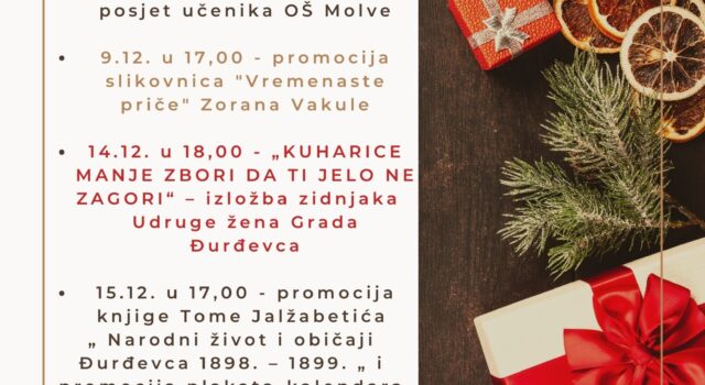 Advent u Gradskoj knjižnici Đurđevac