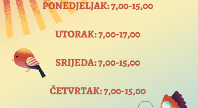 Ljetno radno vrijeme