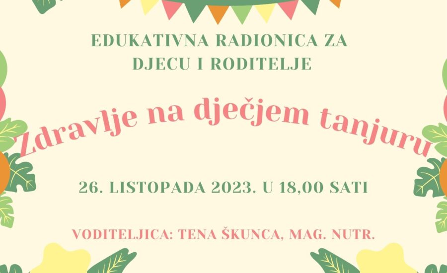 Zanimljivo edukativno predavanje i radionica Fruit Party