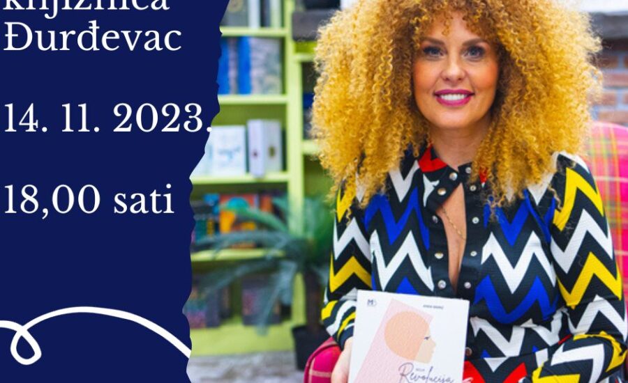 Promocija knjige “Moja revolucija u 365 dana”  poznate glazbenice, spisateljice i motivatorice Anđe Marić