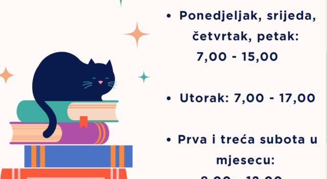 Radno vrijeme knjižnice grada Đurđevca